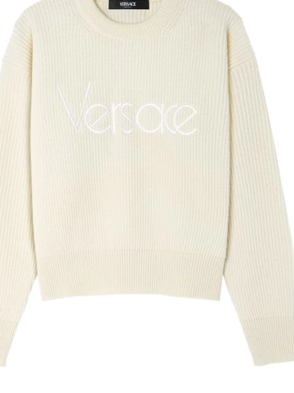 Cheap Versace sweater Women 1978 logo Re-Edition 0323